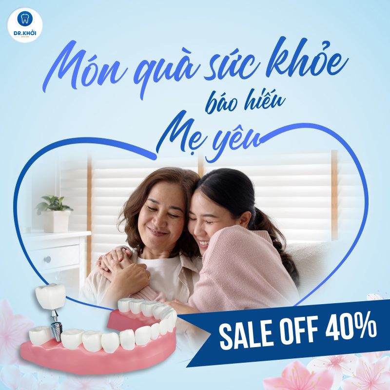 Ưu đãi Implant Nha Khoa Dr Khởi