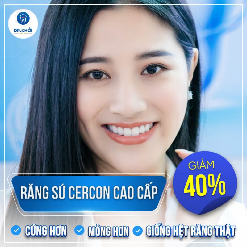 Ưu đãi Răng sứ Nha Khoa Dr Khởi